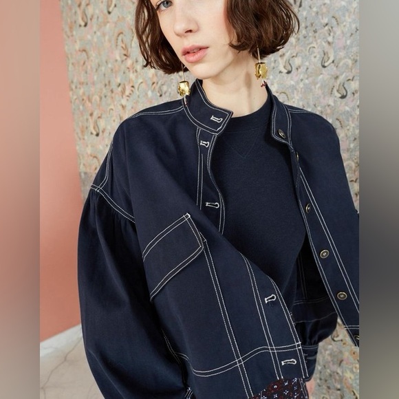 Ulla Johnson Cody Jacket - Midnight - size M - Picture 2 of 11